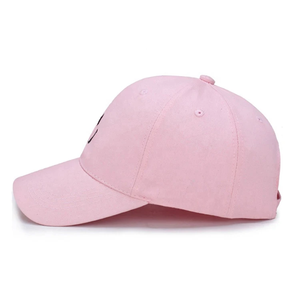 Pink Unisex Leather <b>Baseball</b> <b>Cap</b> 3D Embroidery Breathable Adjustable Fit Casual Spring Summer Hat - Product Image 3