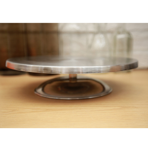 Stainless Steel Cake Decorating <b>Turntable</b> Pastry Rotating <b>Stand</b> Baking Pedal for Cake Frosting Commercial Grade Dishwasher Safe - Product Image 2