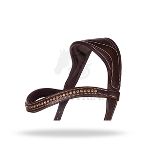 Brida anatómica sin cabezada de tamaño completo para equitación inglesa, para la comodidad del caballo - Product Image 4