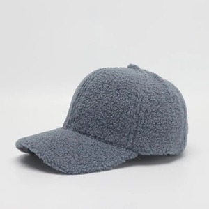 Gorra de béisbol de piel sintética para invierno, cálida, de felpa, ajustable, informal, para exteriores, con protección solar, para mujeres y hombres. - Product Image 5