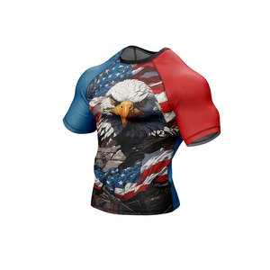High Quality Customizable Breathable Sleeveless Rash Guard 4-Way Stretch Athletic Compression Wear 240g Fabric Body Fitting - Product Image 5