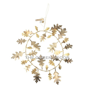 Coronas Navideñas Hechas a Mano de Alta Calidad, Forma Redonda de Metal de Aluminio, Acabado Blanco, Coronas Navideñas en Blanco para Sublimación - Product Image 6