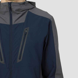 Wholesale Colorblock Windbreaker Tracksuit <b>Lightweight</b> Polyester <b>Running</b> <b>Jacket</b> And Jogger Set Sportswear Manufacturer - Product Image 5