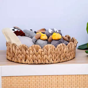 Cestas de Almacenamiento Multifuncionales Hechas a Mano con Jacinto de Agua Ecológico, Artesanía Natural, Decoración Elegante para el Hogar, Rectangulares - Product Image 2