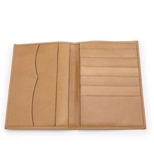 Custom Genuine leather RFID Passport Wallet Travel Organizer Slim Holder Multiple <b>Card</b> Compartments Personalized Branding - Product Image 3