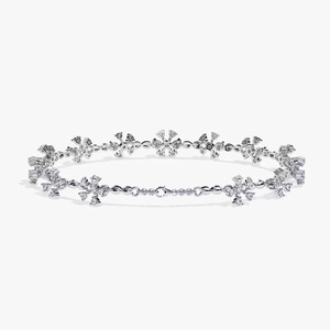 Handmade Wonders Bracelet 18k Yellow/ White/ Rose Gold Chain Moissanite Bracelet Bangle Diamond Bracelet Gift for - Product Image 2