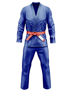 Wholesale <b>Cheap</b> Price Karate Uniforms <b>Set</b> Breathable Stretch Quick Dry Light Weight 100% Cotton Adult Men's Seamless Fusing - Product Image 6
