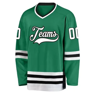 Camiseta de Hockey sobre Hielo Personalizada, Tejido Transpirable de Secado Rápido, Uniforme Profesional para Equipo, Ropa Deportiva con Impresión por Sublimación - Product Image 2