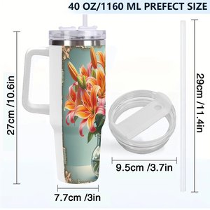 Gobelet isotherme promotionnel 40 oz en acier inoxydable pour cabinet dentaire et clinique d'orthodontie - Product Image 4