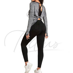 Nuevo Conjunto de Yoga de 3 Piezas Transpirable de Talla Grande para Mujer, Diseño de Última Moda, Unisex, Alta Calidad, Venta al por Mayor, Secado Rápido, Cintura Elástica - Product Image 3