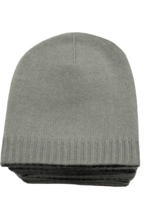 Gorro de invierno Unisex de Cachemira 100%, nuevo y elegante logotipo bordado a cuadros tejido a mano, equipo cálido de invierno para hombres y mujeres, Envío Gratis - Product Image 6