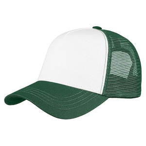 Casquette Trucker Classique en Mousse, Casquette d'Été en Maille avec Cordon, Casquette Unie Bicolore Vierge pour Hommes et Femmes, Sangle Réglable, Légère, Unisexe - Product Image 1
