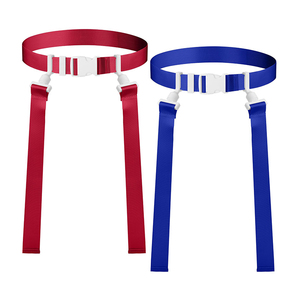 Ensemble de ceintures de drapeau de football personnalisées avec logo de marque, réglables pour adultes, équipement d'entraînement de football imprimé numériquement, kit de sport d'extérieur Clovix - Product Image 1