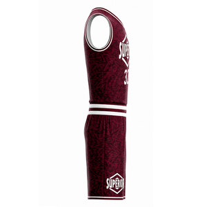 Ensemble d'uniformes de basketball de haute qualité avec technologie de tissu respirant, graphismes d'équipe personnalisés et performance athlétique - Product Image 3