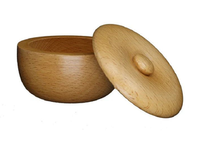 Bol en bois d'acacia 100% naturel pour restaurant, bol pratique pour riz et soupe, bol en bois durable, bols de service surélevés en bois - Product Image 6