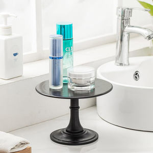 Support à gâteau en bois de conception antique support de piédestal d'affichage de gâteau rond en bois d'acacia naturel pour la décoration de la maison et la fête d'anniversaire - Product Image 4