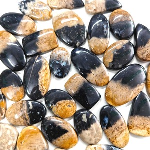 Piedra de Ágata Natural de Raíz de Palma, Formas Mixtas, Corte Pera, Corte Cojín, Cabujón, Piedra de Cristal para Fabricación de Joyas, Suministro al por Mayor - Product Image 2