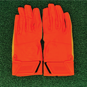 High Quality Bruce <b>Bolt</b> Style Baseball Batting Gloves 100% Premium Cabretta Leather <b>Hook</b> Loop Closure Right Hand Gloves - Product Image 2