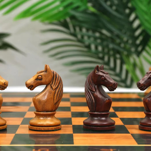 ILAHI's Eco-Friendly Rustic Polished Rectangle <b>Chess</b> <b>Board</b> Game 100% Handmade Pure Wood Animal/Love Style Customized Size <b>Chess</b> - Product Image 1