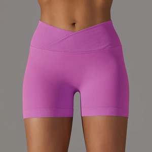 Wholesale OEM <b>Women</b> Slim-fit Sports <b>Shorts</b> Lightweight Yoga <b>Women</b> Running <b>Shorts</b> Breathable <b>Women's</b> Regular Gym <b>Short</b> - Product Image 2