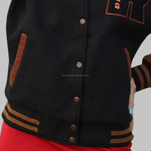 Entrega rápida de algodón polar Letterman personalizado Unisex Varsity Jacket - Product Image 3