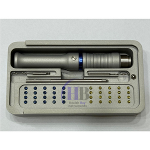 Kit chirurgical complet GBR Health Bay Instruments pour implants dentaires, clous osseux à membrane, en acier inoxydable argenté, Power Dental - Product Image 6