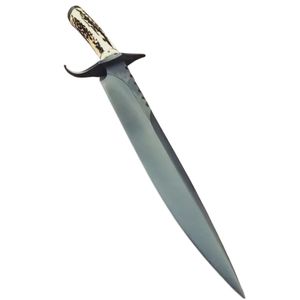 Couteau de combat à pointe de lance en acier de Damas avec lame droite de 2 mm d'épaisseur, qualité industrielle/DIY, personnalisable OEM - Product Image 6