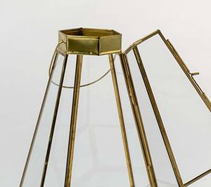 Farol de vela cuadrado de hierro hecho a mano de lujo Eva de Art Empire Exports para decoración del hogar en Halloween, cumpleaños, Pascua y Navidad - Product Image 3