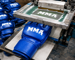 Premium Custom Logo Leather MMA <b>Gloves</b> Professional Mixed Martial Arts Training Boxing Hook Loop Closure Breathable <b>Moisture</b> - Product Image 3