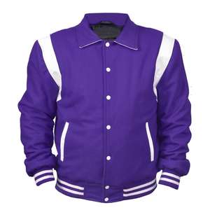 Blouson Bomber Unisexe de Haute Qualité, Imprimé par Sublimation, Personnalisable, Style Baseball Letterman avec Col de Qualité, Vente en Gros - Product Image 1