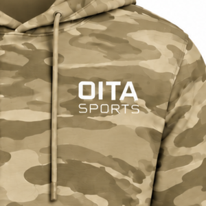 Sweat à capuche camouflage kaki pour homme, personnalisé, en polaire, avec poche kangourou, manches longues, cordon de serrage, pour l'extérieur, décontracté - Product Image 6