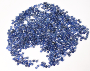 Saphir bleu naturel rond de 4 mm, cabochon rond calibré, saphir du Sri Lanka, saphir de Ceylan, non chauffé et non traité, pierre précieuse en saphir - Product Image 6