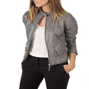 Vestes en cuir personnalisées de haute qualité à prix avantageux, veste en cuir véritable, veste en cuir pour femmes, veste en cuir de moto - Product Image 5
