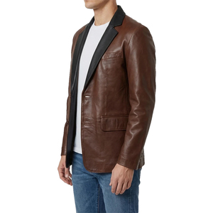 <b>Gloves</b> City New High Street Winter Jacket Waterproof Outdoor Jet Black Leather Coat Stand Collar Fashionable for Motorcycles - Product Image 2