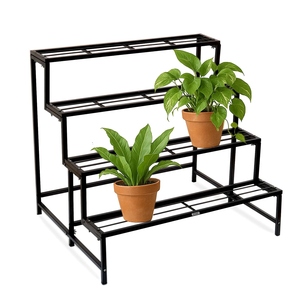 Soporte para Macetas de 4 Niveles, Resistente, para Interiores y Exteriores, Estante Metálico para Plantas, Proveedor Mayorista Urban Plant - Product Image 1