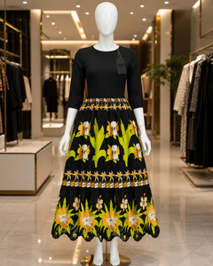 Best Quality Skirts Embroidery Women Customized High Quality Pacific Island Wear Micronesian Fabric Embroidery Work Skirts - Product Image 1