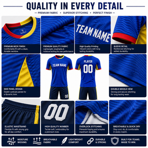 Ensemble Maillot et Short de Football Personnalisé pour Enfants, Sublimé, Léger, Respirant, Séchage Rapide, Tenue d'Équipe OEM - Product Image 3