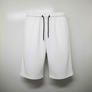 Pantalones Cortos de Punto Premium para Hombre, Ligeros, Transpirables, Mezcla de Algodón, Cintura Elástica Cómoda, Ropa Casual de Verano y Estilo Diario - Product Image 2