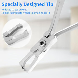 Pince manuelle pour retirer les brackets dentaires, couleur arc-en-ciel, pour brackets antérieurs, poignée confortable, acier inoxydable - Product Image 3