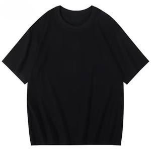 Camiseta de Algodón de 230g de Peso Pesado, Corte Holgado, Cuello Redondo, Color Sólido, Casual, Manga 5/6, Básica, Moderna, para Hombre, de Fábrica OEM - Product Image 4