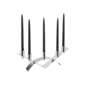 Handmade Iron Pillar <b>Hurricane</b> Candle Holder METAL WAVE Durable Matte Elegant Ins Style Luxury Home Decor Candle Jars <b>Lanterns</b> - Product Image 4