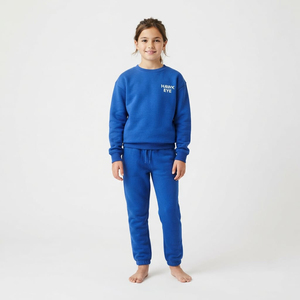 Conjunto Deportivo de Algodón para Niños, Sudadera de Cuello Redondo, Pantalones Jogger, Hombros Caídos, Dos Piezas, Ropa Casual, Proveedor Mayorista - Product Image 5