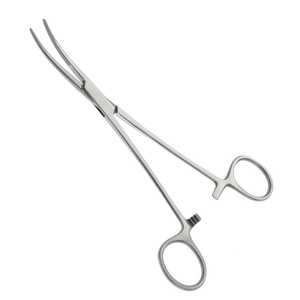 Pinzas para amígdalas Sawtell de 7 1/2″ con curva completa y anillo cerrado, de acero inoxidable, instrumento quirúrgico de agarre para otorrinolaringología, herramienta de precisión - Product Image 1