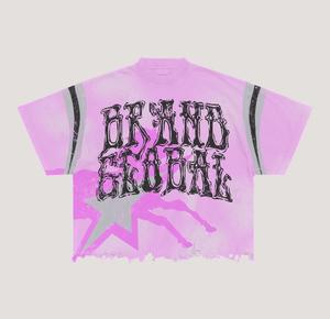 Ensemble short et t-shirt 2 pièces en coton épais 100 %, imprimé sérigraphié, effet délavé vintage, sur mesure, pour homme, style streetwear d'été - Product Image 4