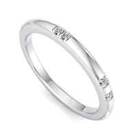 Anillo de Oro Rosa de Lujo con Diamante Cultivado en Laboratorio, Certificado IGI, Minimalista, con Banda de Cúpula, Corte Brillante, Apilable, para Aniversario o Boda