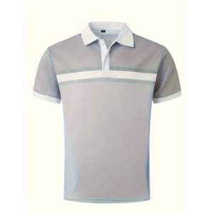 Camiseta polo antiarrugas estilo golf para hombre, personalizable, informal, de manga corta, para verano. - Product Image 2