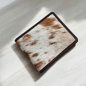 Portefeuille court en cuir véritable pour homme, en cuir de vachette pleine fleur, style vintage, avec plusieurs fentes pour cartes, anti-vol, en polyester - Product Image 5