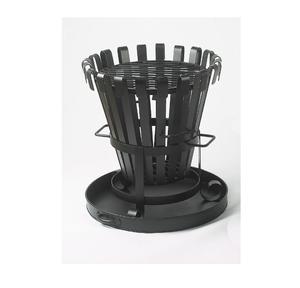 Brasero extérieur à bois avec couvercle rond étanche pour fêtes et soirées en plein air - Product Image 6