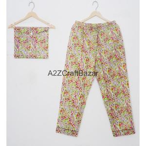 ชุดนอนผ้าฝ้ายแท้ 100% คุณภาพสูงสำหรับผู้หญิง ขายส่งจากโรงงานโดยตรง - Product Image 3