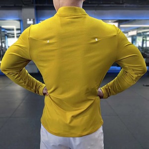 Custom Slim Front Compression Performance T-Shirt for Men Workout Gym Apparel Premium <b>Polyester</b> Breathable Anti-Uv Eco-Friendly - Product Image 5